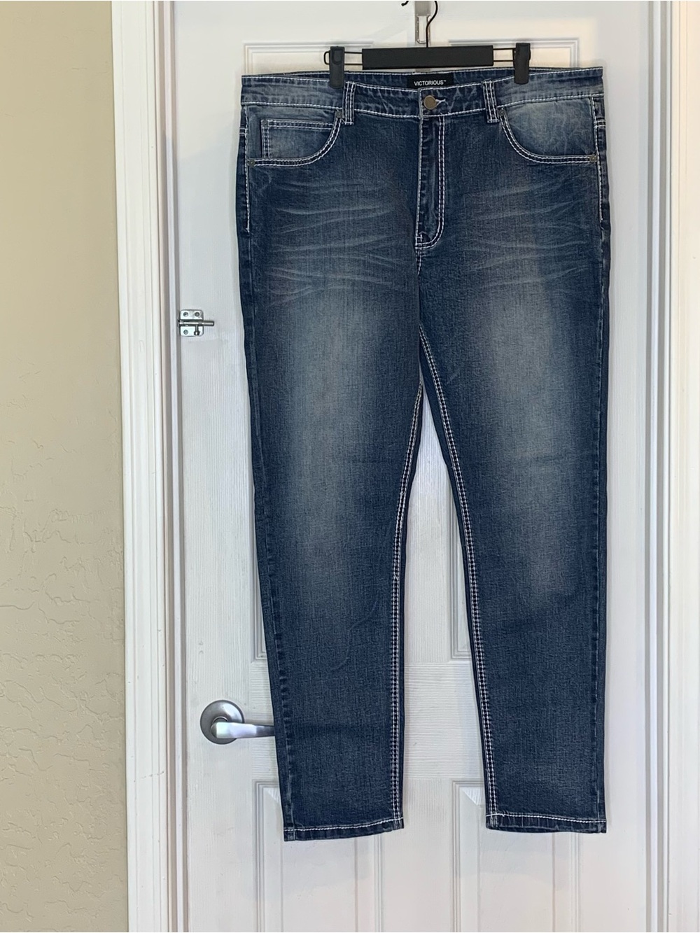 Victorious Cross Pocket Jeans Oversized Size 34